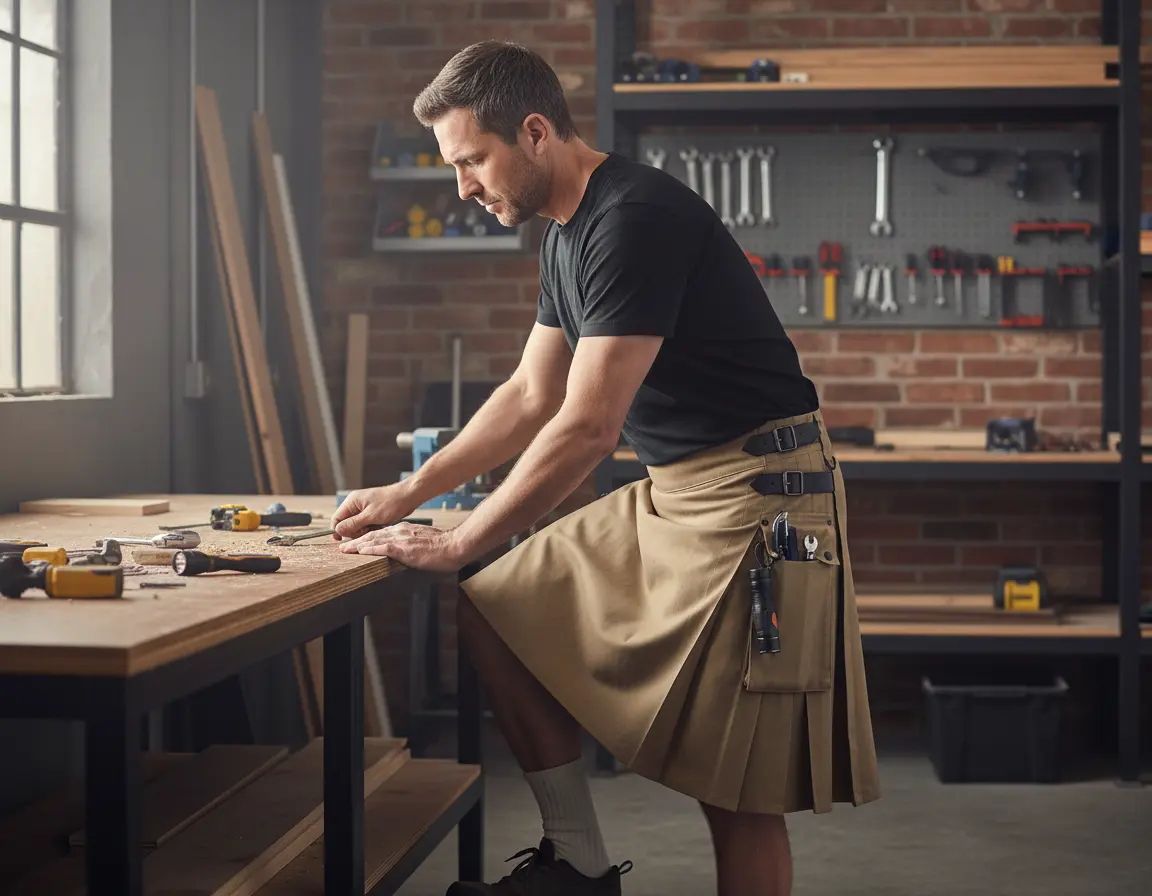 Kilt de travail homme