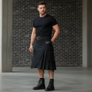 Kilt homme noir