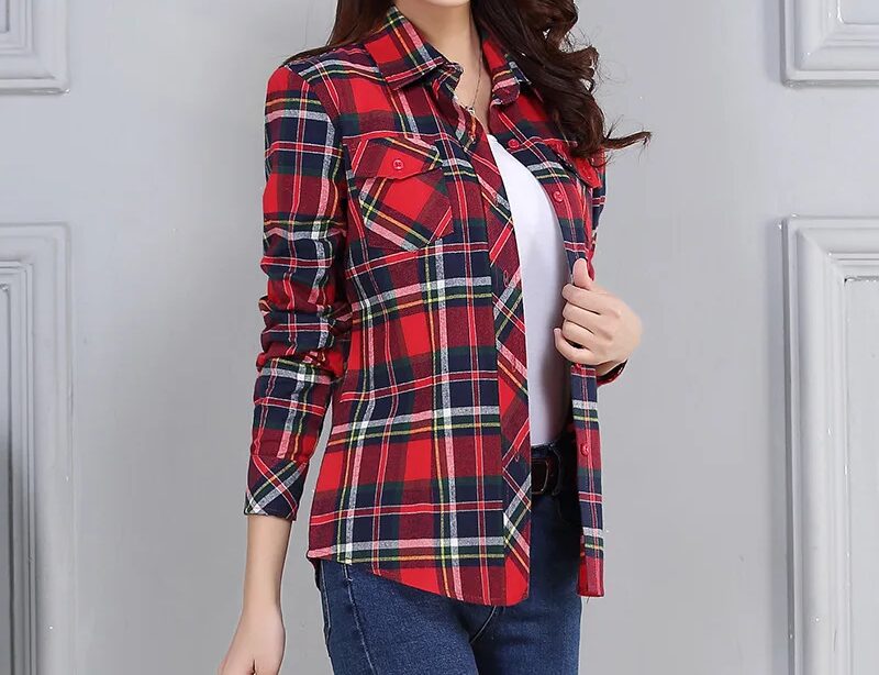 Chemise tartan femme – Image 4