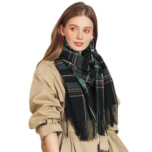 Écharpe motif tartan