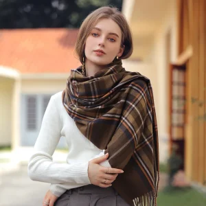 Écharpe tartan écossais