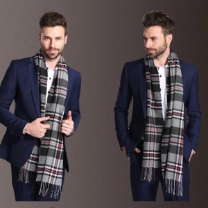 Écharpe tartan homme