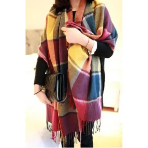 Grosse écharpe tartan