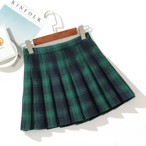 Jupe tartan verte