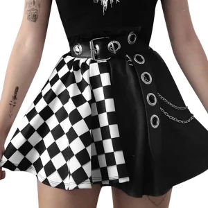 Kilt noir et blanc