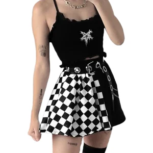 Kilt noir et blanc