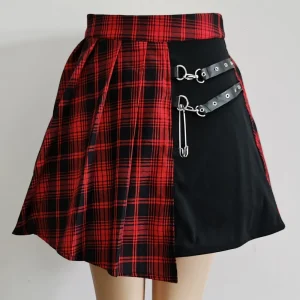 Kilt rouge et noir
