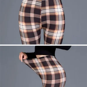 Pantalon femme tartan