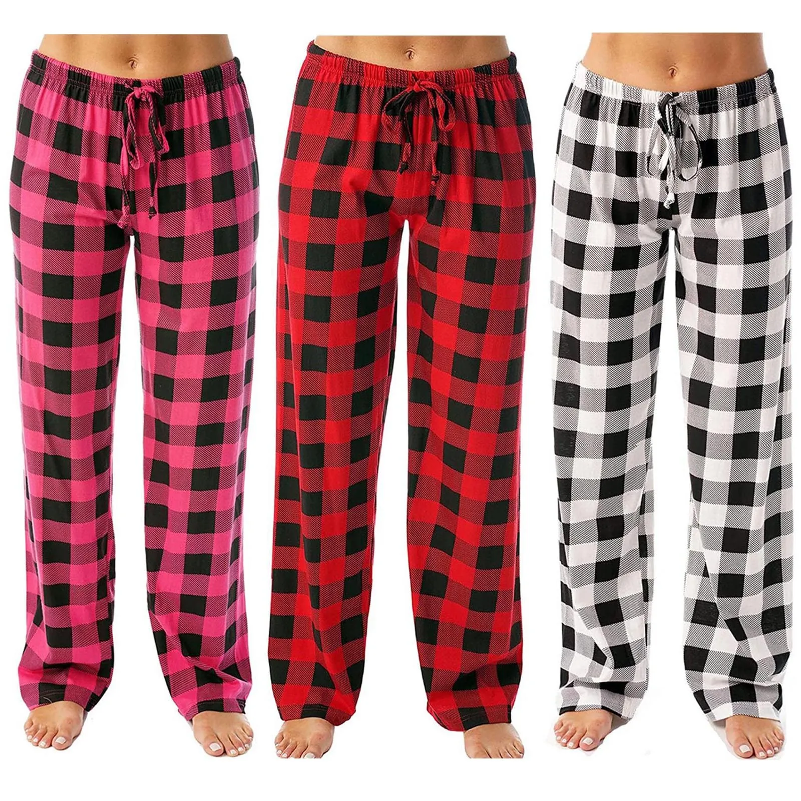 Pantalon Pyjama Femme Hiver - Flanelle Polaire - Taille Haute élastiquée - Confort Nuit & Détente