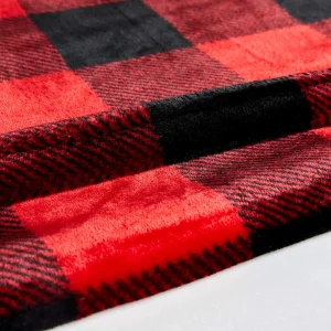 Plaid écossais rouge