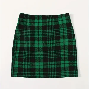 Jupe en tartan femme