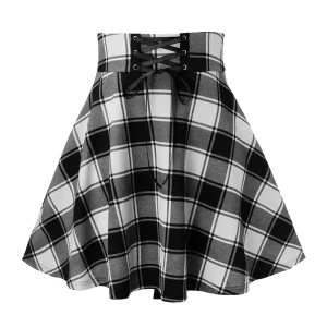 Jupe patineuse tartan