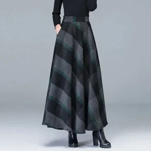 Jupe tartan longue