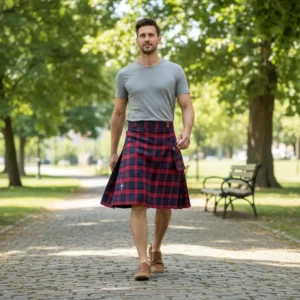 kilt rouge homme