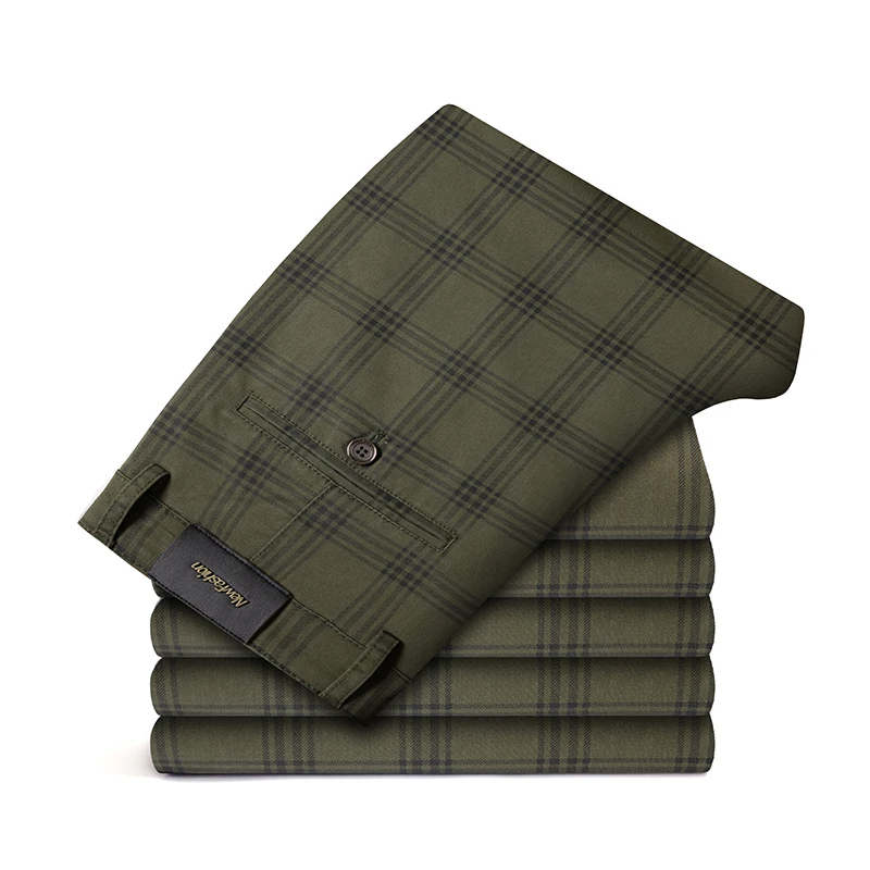Pantalon tartan vert homme