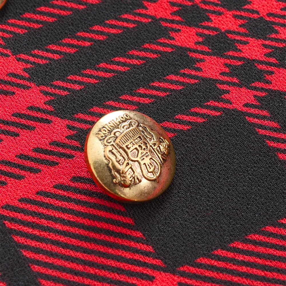 Robe salopette tartan
