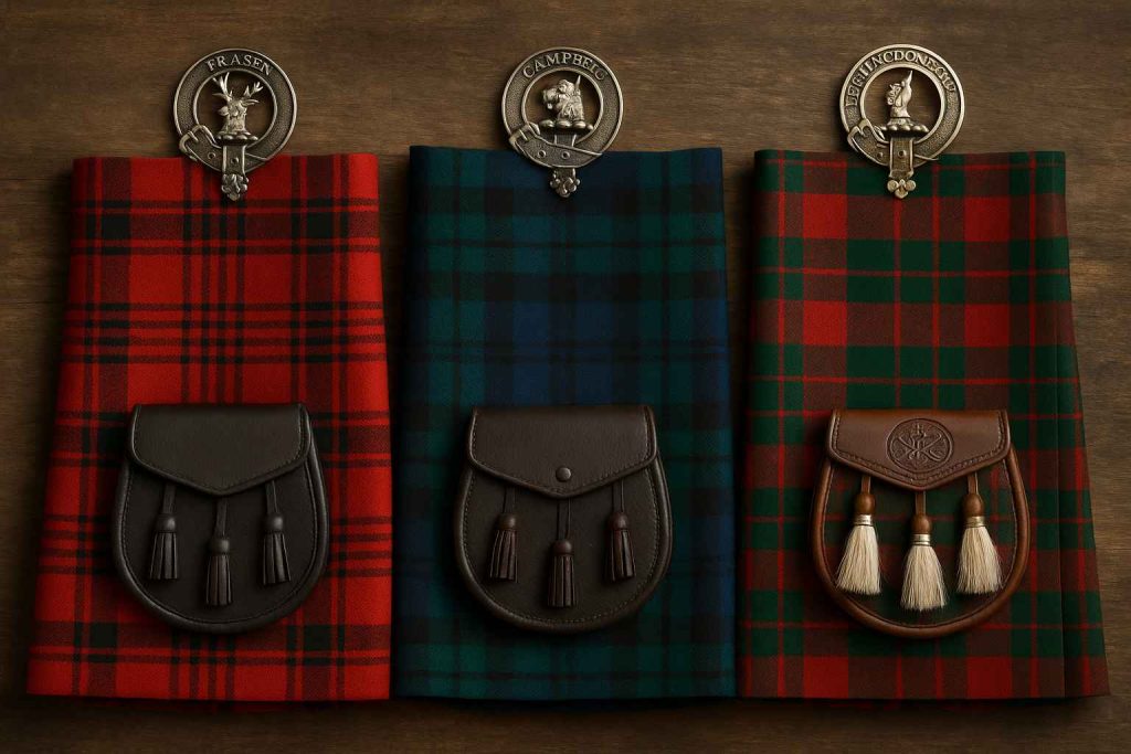 Clans MacDonald, Campbell et Fraser