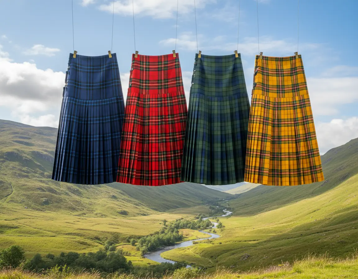 Kilt couleur signification : que représentent les différentes teintes ?