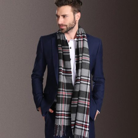 Écharpe tartan homme