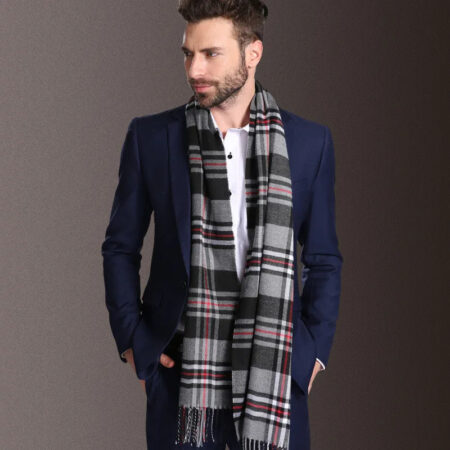 Écharpe tartan homme