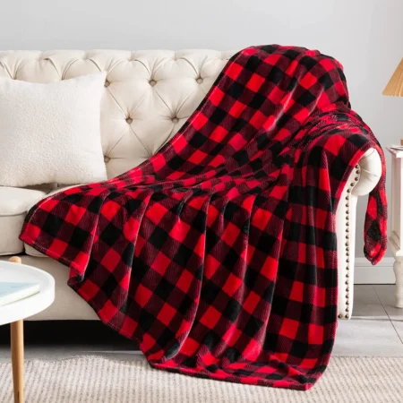 Plaid écossais rouge